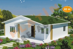 Prefabrik Ev Tek Katlı 82m2